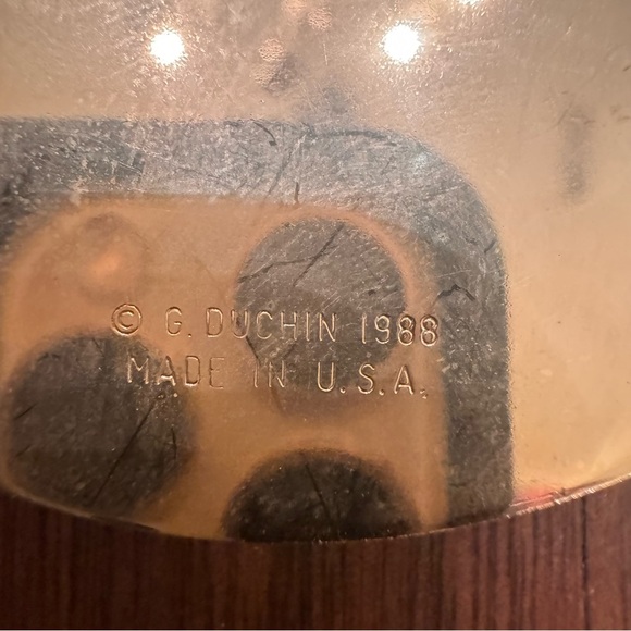 Vintage 1988 Mickey Mouse Disney Brass Christmas Ornament - Picture 3 of 7